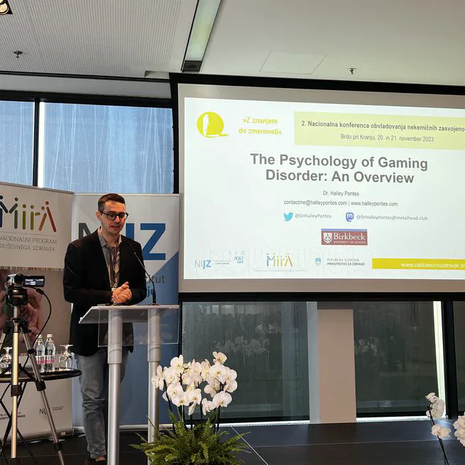 Speaking at the conference organised by the National Mental Health Programme of Slovenia (Nacionalni program duševnega zdravja)